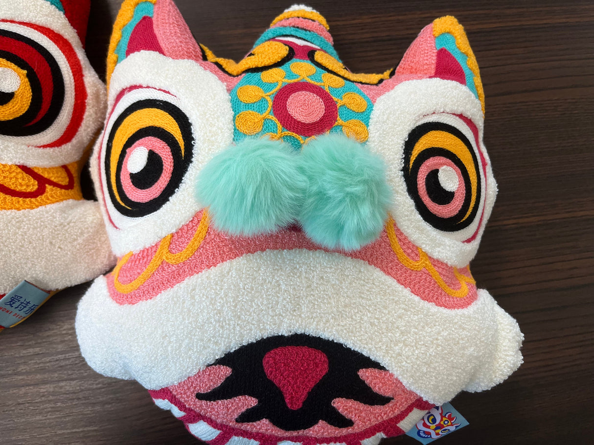 Embroidery traditional Chinese lucky lion pillows, folk art, soft toys, children's gifts,Decorative Pillows, Housewarming gift