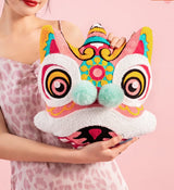 Embroidery traditional Chinese lucky lion pillows, folk art, soft toys, children's gifts,Decorative Pillows, Housewarming gift