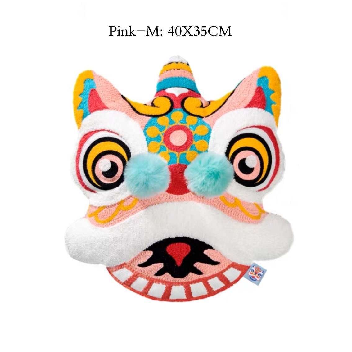 Embroidery traditional Chinese lucky lion pillows, folk art, soft toys, children's gifts,Decorative Pillows, Housewarming gift