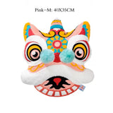 Embroidery traditional Chinese lucky lion pillows, folk art, soft toys, children's gifts,Decorative Pillows, Housewarming gift