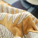 Cotton Bedcover Sofa Blanket, Double-sided use,Decorative Bed Woven Cotton Blanket Throw,Decorative blanket,Housewarming gift.