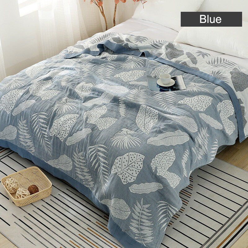 Cotton Bedcover Sofa Blanket, Double-sided use,Decorative Bed Woven Cotton Blanket Throw,Decorative blanket,Housewarming gift.