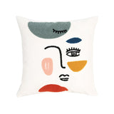 Picasso Designer Throw Pillow Sofa Cushion, Abstract Art Tufted Cushion Cover,Decorative Pillows,Housewarming gift.