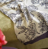 Floral Jacquard Blanket Throw Bed Cover Decor , Cotton Bamboo  Bed Throw Blanket, Housewarming gift.