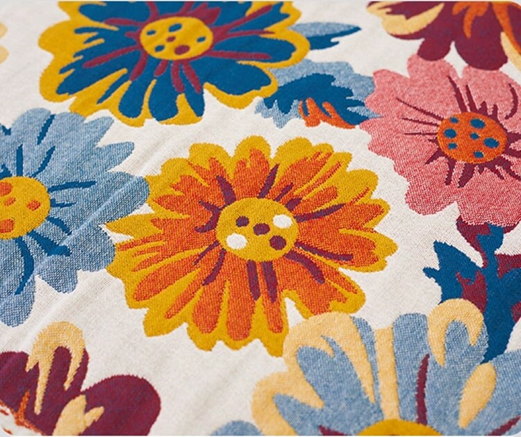 Cotton Throw Bed Cover 100% cotton Muslin Woven Sofa Throw Home Decor, Double-sided Bed Throw Blanket, Housewarming gift.