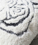 Luxury Velour white tiger embroidery Appliqué Textured Pillow Cover,Embroidery Pillow Covers, Decorative Pillows, Housewarming gift