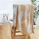 Cotton Bedcover Sofa Blanket, Double-sided use,Decorative Bed Woven Cotton Blanket Throw,Decorative blanket,Housewarming gift.