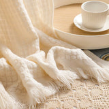 Knit Throw Blanket for Couch Sofa ChairGarden Throwing Home Decor,Soft Warm Cozy Light Weight for Spring Summer Fall 50''X60'', Travel Gift