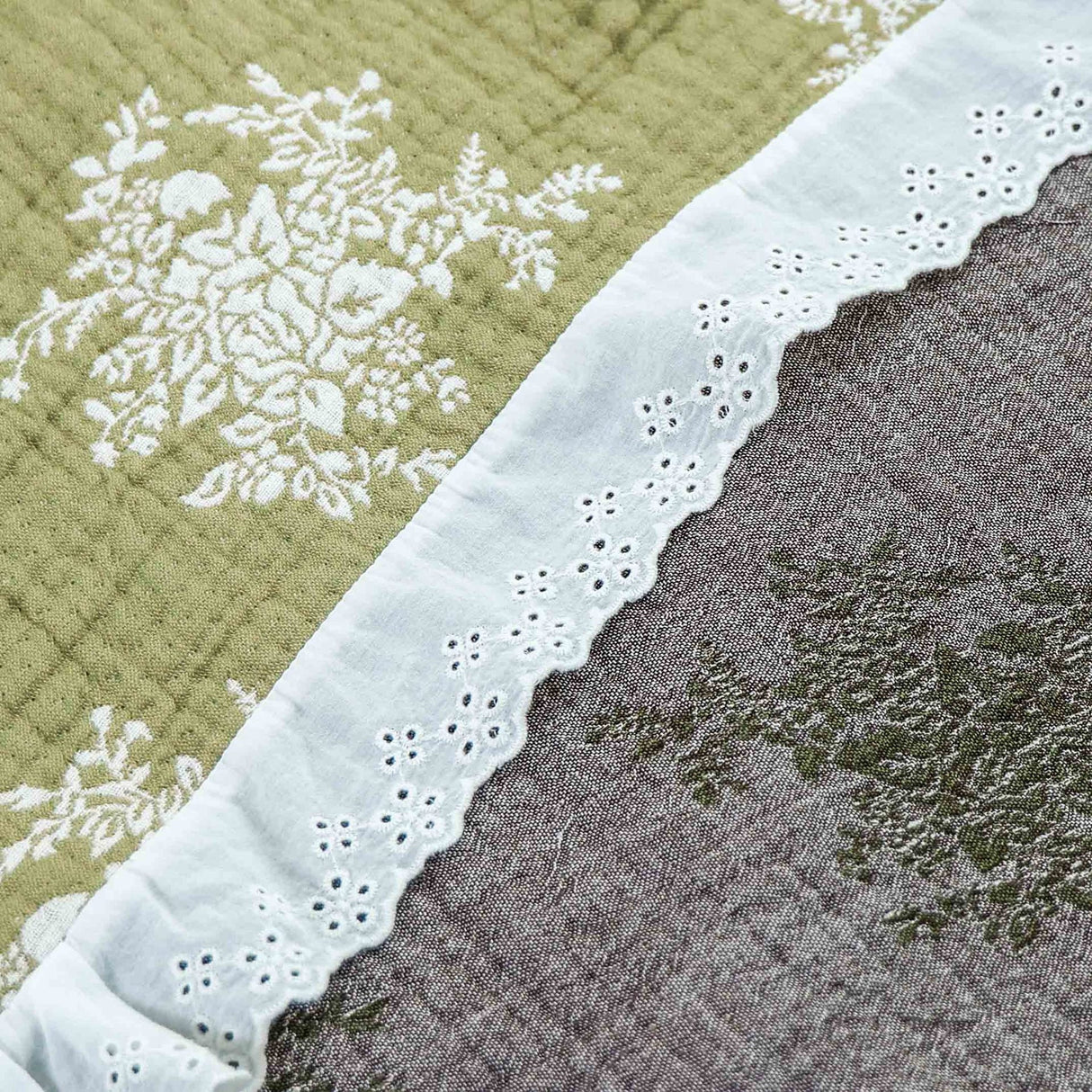 Cotton Ruffled Throw Bed Cover 100% cotton Muslin Sofa Throw Decor, Double-sided Bed Throw Blanket, 200x230cm/79x90",Housewarming gift.