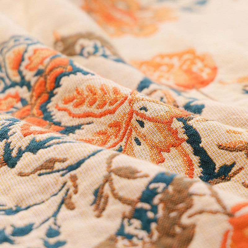 Cotton Blanket Tassels Double-sided Woven Home Decor Bedding,Cozy Nap Throw Blanket,Tassels Throw,200x230cm(79x90"),Housewarming gift.