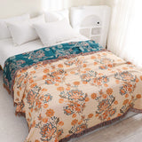 Cotton Blanket Tassels Double-sided Woven Home Decor Bedding,Cozy Nap Throw Blanket,Tassels Throw,200x230cm(79x90"),Housewarming gift.