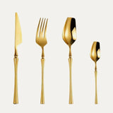 Antique Gold & Rosegold Mirror Finish Cutlery Set