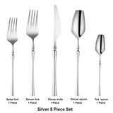 Antique Silver Mirror Finish Cutlery Set