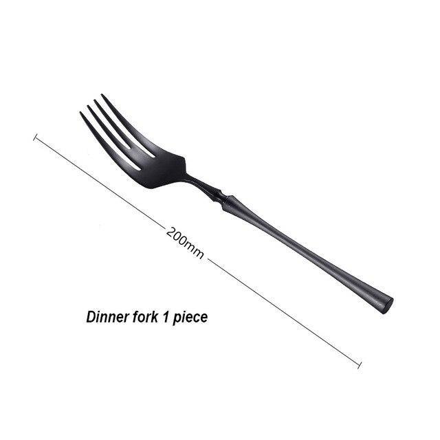 Antique Matte Black Cutlery