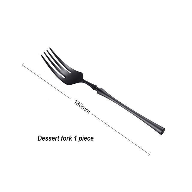 Antique Matte Black Cutlery