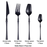 Antique Matte Black Cutlery