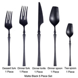 Antique Matte Black Cutlery