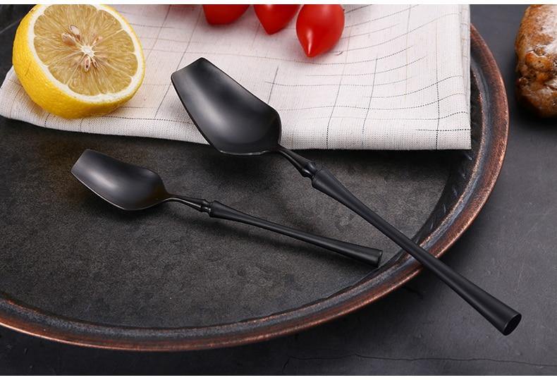 Antique Matte Black Cutlery