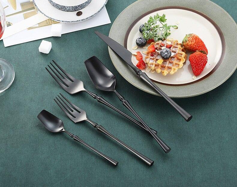 Antique Matte Black Cutlery