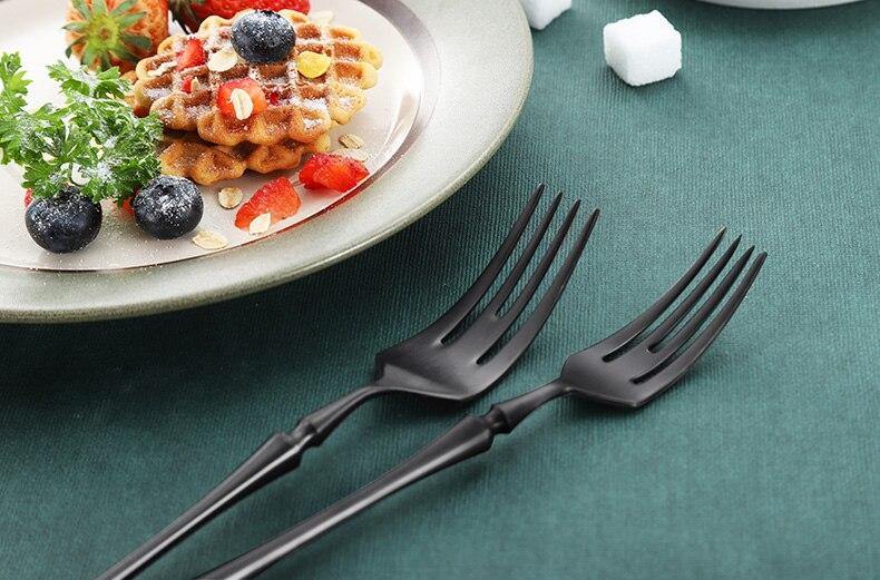 Antique Matte Black Cutlery