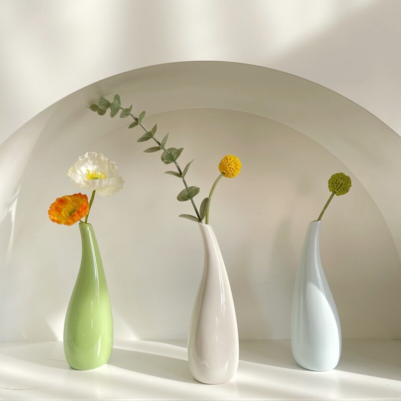 Ceramic Pastel Waterdrop Vase