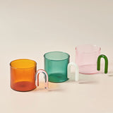 Arch Handle Glass Mug