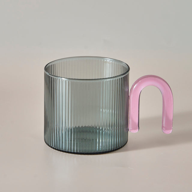 Arch Handle Glass Mug