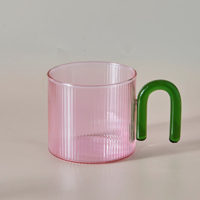 Arch Handle Glass Mug