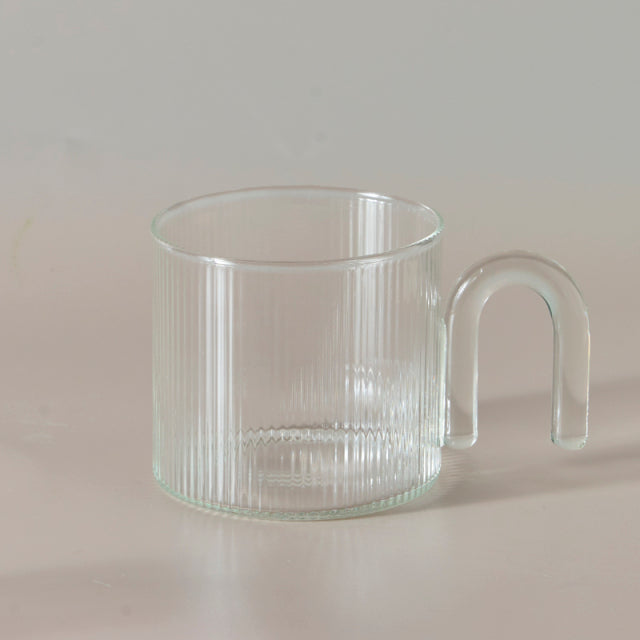 Arch Handle Glass Mug