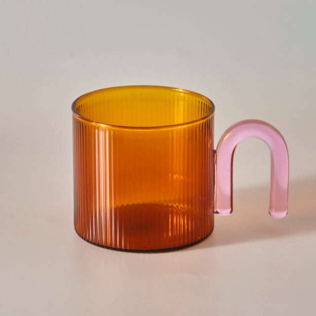 Arch Handle Glass Mug