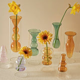 Colourful Bubbly Glass Vase