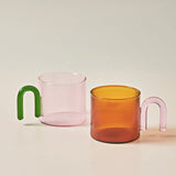 Arch Handle Glass Mug