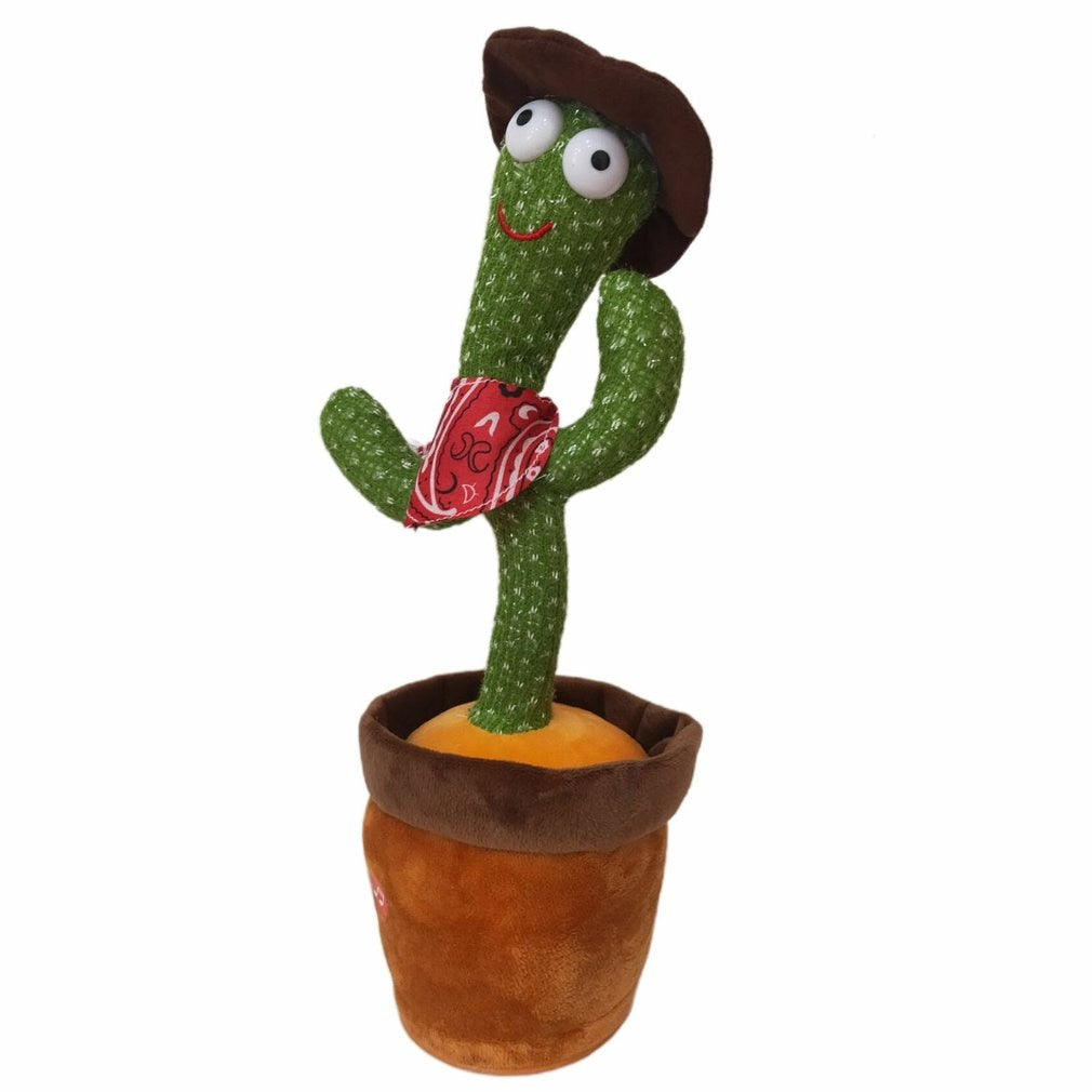 Dancing Red Bandana Cowboy Cactus Toy