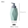 Mint Ceramic Soap Dispenser, Foaming Pump Bathroom Bottle, Simple Design, Refillable Reusable Lotion Pump for Bathroom Kitchen, 480ml/16.28oz