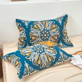 Bohemian Cotton Flower Pillow Towel (2PCS)