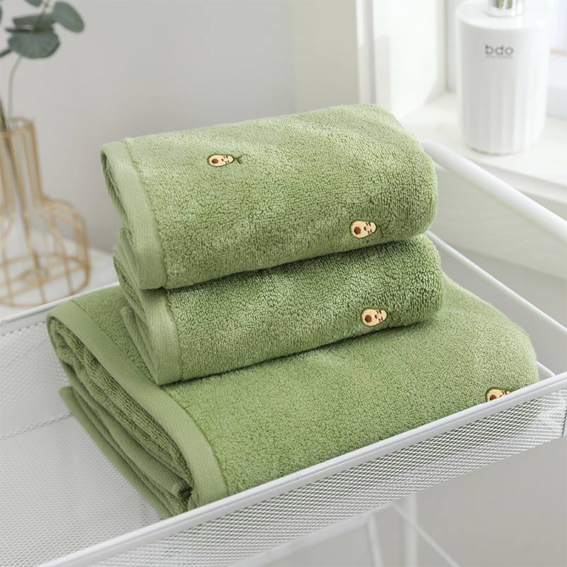 Avocado Breathable Cotton Towel (2PCS)