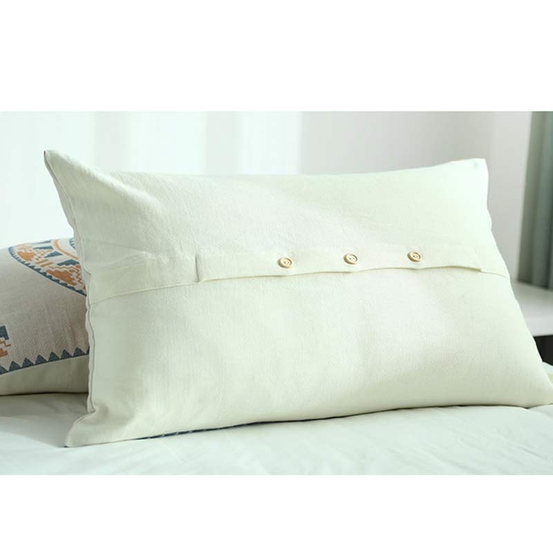 Bohemian Button Closure Pillowcases Pillow Shams (2PCS)