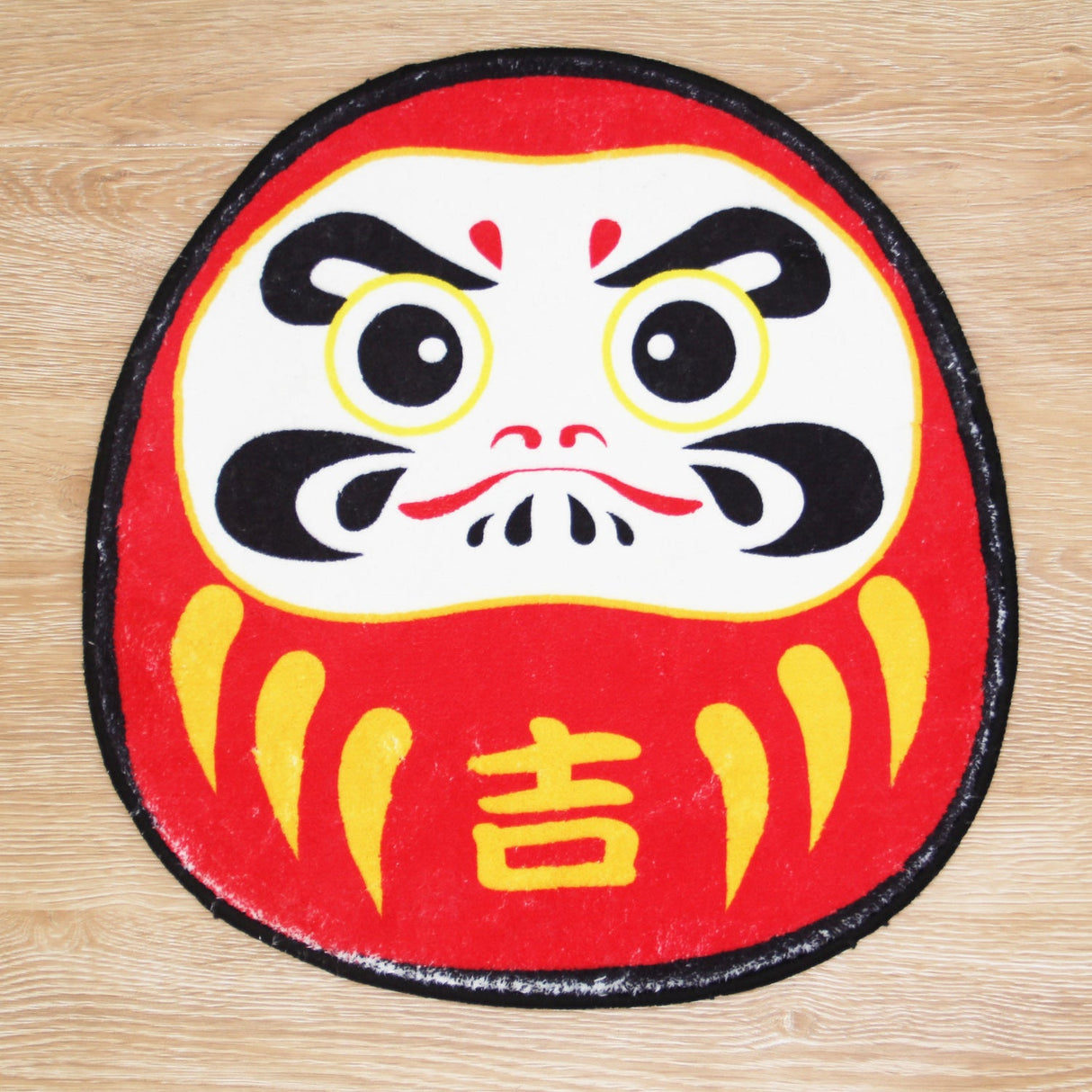 Red Bodhidharma Bathroom Mat