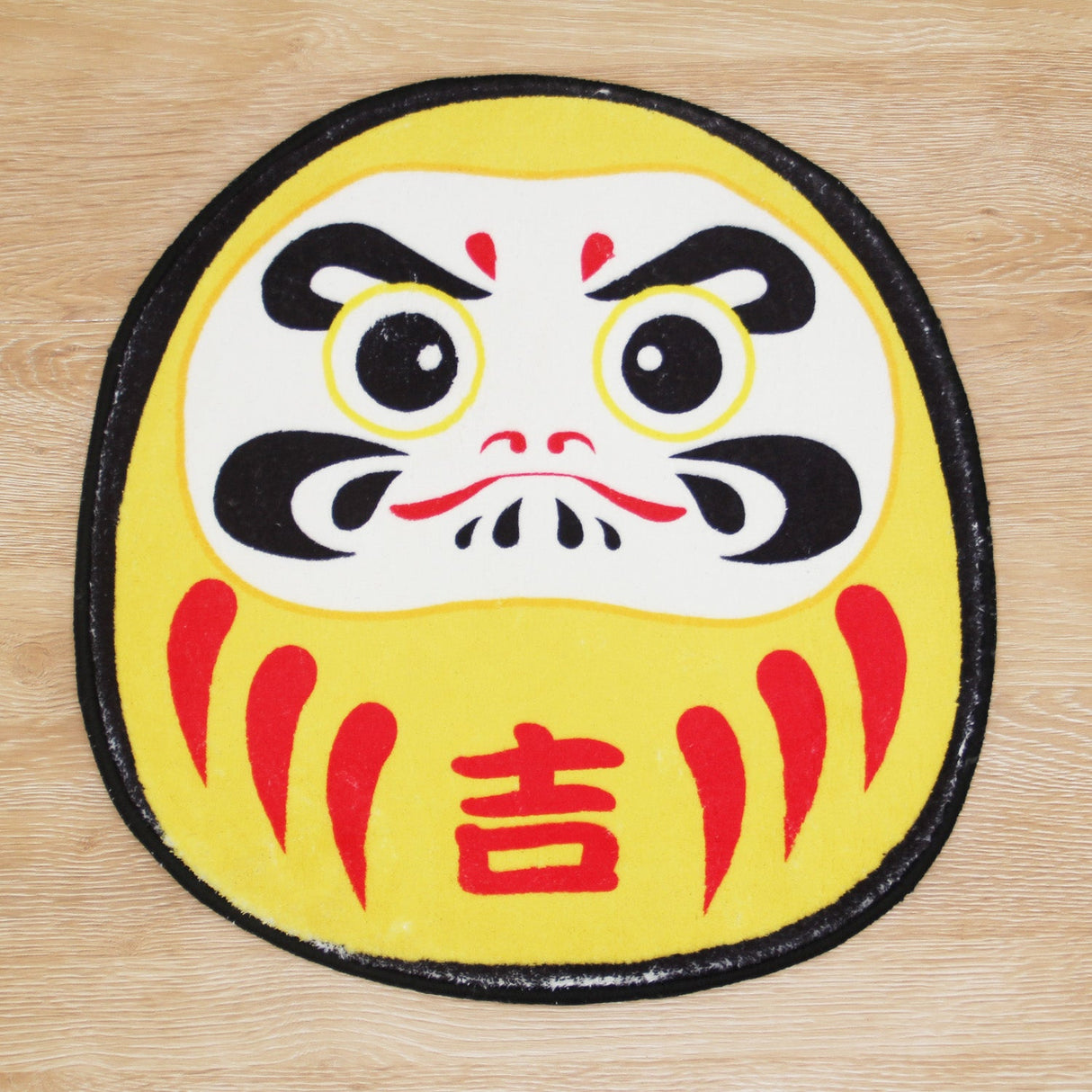 Yellow Bodhidharma Bathroom Mat