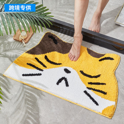 Sleeping Cat Bath Mat