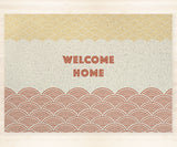 Japanese Wave Welcome Home PVC Entrance Mat
