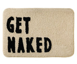 Feblilac Get Naked Bath Mat, Multiple Sized Non Slip Bathmat