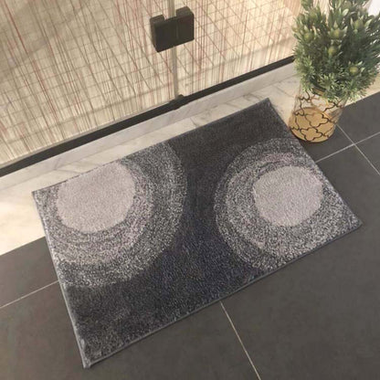 Gradient Semicircle Bathroom Mat