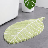 Feblilac Soft Red Leaves Bathroom Rug, 19.6'' x 37.4'', Floral Non Slip Bathmat, Red Plants Bathroom Rugs, Anti Slip Toilet Mat, Soft Thick Bathroom Carpet, Art Bathroom Mats, Best Bath Rugs, Hot Shower Mat Non Slip, Toilet Rug