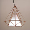 Diamond Cage Metal Pendant