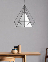 Diamond Cage Metal Pendant