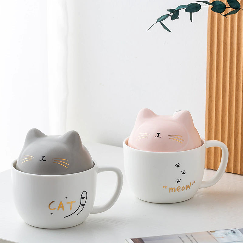 Cat Head Mug