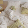 Solid Poly Rabbit Wool Milk Cashmere Duvet Cover Bedding Set