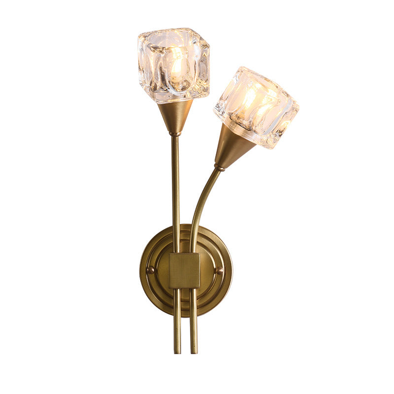 Brass Flora Wall Lamp 