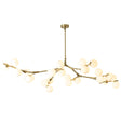 Glass Orb Branch Chandelier